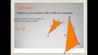 Tutorial Semejanzas tringulos [upl. by Aztiraj682]