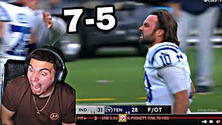 MINSHEW MANIAAAAA Colts Vs Titans 2023 Week 13 Highlights Reaction [upl. by Atsyrk]