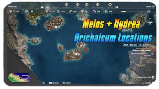 Assassins Creed Odyssey All Obsidian Islands Orichalcum Locations Melos  Hydrea Ore [upl. by Akeryt308]