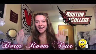 ULTIMATE Dorm Room Tour  Boston College 2020 [upl. by Yenal576]