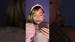 ASMR  chocolate eating sounds fakefood asmreatingsounds [upl. by Tennos]