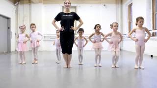 Joffrey Ballet School NYC Pre Ballet 1 Class for Ages 56  The Childrens Program [upl. by Orihakat909]