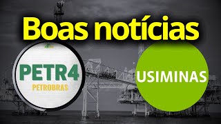 PETR4 MEGA DIVIDENDOS CHEGANDO USIMINAS VALE A PENA INVESTIR USIM5 USIM3 PETROBRAS [upl. by Heyes685]