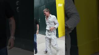 BradPitt e InesdeRamon a NewYork vanno a visitare una galleria d’arte [upl. by Ginni]