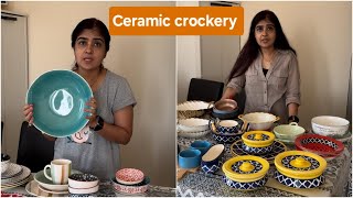 Ceramic crockery collection  mini collection [upl. by Ecyrb]