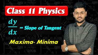 🔥Class 11 Physics ■ Concept of Derivative One Shot ■ Maxima amp Minima jeephysics neetphysics [upl. by Furr]