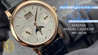 A Lange amp Sohne Saxonia Annual Calendar 330032 [upl. by Fitton]