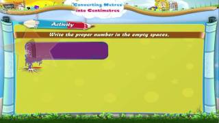 Learn Grade 3  Maths  Converting Meters into Centimeters [upl. by Eenaffit10]