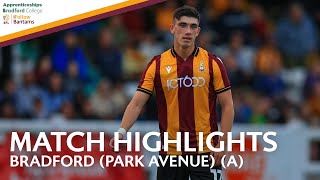 MATCH HIGHLIGHTS Bradford Park Avenue A [upl. by Dinsmore]