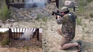 Crosman DPMS SBR Prototype VS 10 Firebird Reactive Targets [upl. by Norty]