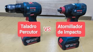 Taladro Percutor VS Atornillador de Impacto [upl. by Gen]