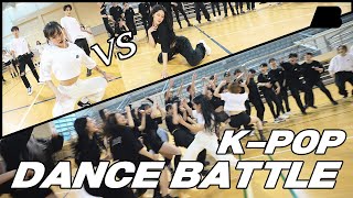 KPOP DANCE BATTLE AB vs A2be 춤으로 한번 붙어보자  방구석 여기서요 [upl. by Asiil]