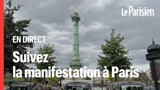 🔴 EN DIRECT  Suivez la manifestation à Paris « contre le coup de force de Macron » [upl. by Lister]