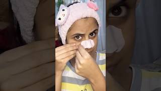 Trying viral Nose strip for blackheads and whiteheads viralproducts skincare skincareroutine [upl. by Eelsha]