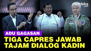 🔴 FULL  Anies Prabowo Ganjar di Dialog Capres Bersama Kadin [upl. by Annoeik530]