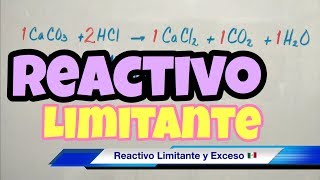 Reactivo Limitante y Reactivo en Exceso en Química [upl. by Dominga]