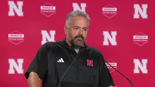 Matt Rhule shares his plan for Dylan Raiolas debut Nebraska footballs seasonopening game [upl. by Jez]