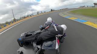 Team 45 Onboard  Le Mans Bugatti Circuit Sidecar Lap [upl. by Ulphia]