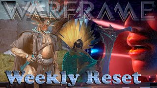 Warframe  Weekly Reset Stuff 25th August 2024 [upl. by Aliak172]