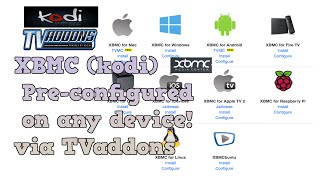 XBMC kodi preconfigured on any device via TVaddons [upl. by Martella]