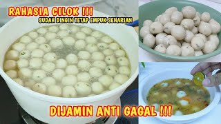 MANTAP‼️RESEP CILOK KUAH PEDAS  RAHASIA CILOKNYA TETAP KENYAL DAN EMPUK WALAU SUDAH DINGIN [upl. by Nemrak]