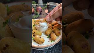 Chilli Garlic Potato 🥔🌶️🧄 snacks snacksrecipe potatosnack aloosnack snackideas quicksnacks [upl. by Kcirrez]