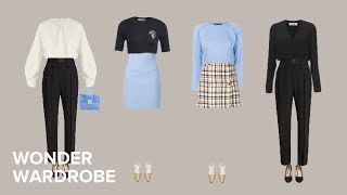 Petite Styling Tips outfits ideas and capsule wardrobe example [upl. by Deloria]