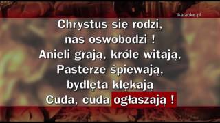 Kolęda  Dzisiaj w Betlejem karaoke [upl. by Odlanyar892]