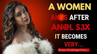 A Women Ans After Anl Sx It Becomes Very Womens Body Behavior And Women Psychological Facts [upl. by Aloibaf]