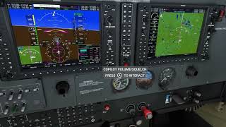 KMCN RNAV 23 Approach G1000 [upl. by Lanni198]