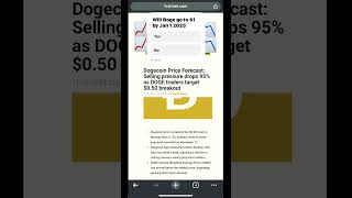 Doge price prediction dogecoin cryptocurrency altcoins doge memecoin survey [upl. by Mikahs]