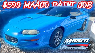 Is a 599 Maaco Paint Job Worth It Custom F Body T Tops ￼Chevrolet Camaro SS Review [upl. by Lucy]