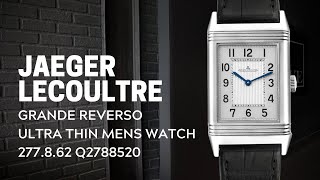 Jaeger LeCoultre Grande Reverso Ultra Thin Mens Watch 277862 Q2788520 Review  SwissWatchExpo [upl. by Dnarb295]