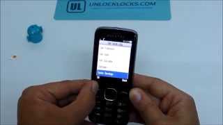 How To Unlock Alcatel One Touch 2007 2007 2007D and 2007X by Unlock Code [upl. by Pfosi]