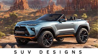 Modern Convertible SUV Design Ideas  UltraModern Vehicle Design Ideas [upl. by Atiuqan]