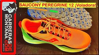 SAUCONY PEREGRINE 12 Zapatillas trail running voladoras más agiles y ligeras que nunca [upl. by Rehotsirk944]