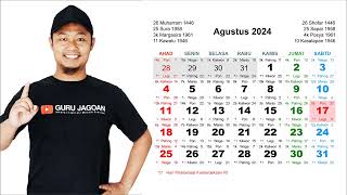 Kalender Agustus 2024 [upl. by Emile]