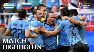 Uruguay v Russia  2018 FIFA World Cup  Match Highlights [upl. by Bartlett]