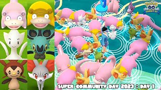 Day 1 of the Spectacular Super Community Day in Pokemon GO 2023 [upl. by Eerised]