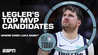 Tim Legler’s TOP 5️⃣ MVP candidates  NBA Today [upl. by Tomi152]