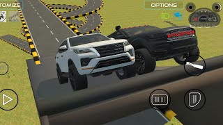 Fortuner vs Endeavour Parkour 😱🔥💪 fortuner endeavour gamingvideos automobile gaming parkour [upl. by Yentterb200]