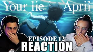 WERE NOT CUT OUT FOR THIS 😢 Musician reacts to Your Lie in April Episode 12 REACTION [upl. by Irahcaz377]