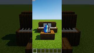 Minecraft Piano minecraft gaming minecraftbuilding piano minecraftvideos [upl. by Einiar]