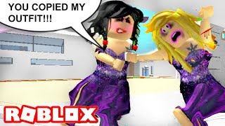 COPYING OTHER GIRLS OUTFITS IN FASHION FRENZY  Roblox Prank [upl. by Atikehs]