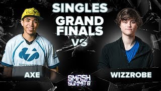 Axe vs Wizzrobe  GRAND FINALS Melee Singles  Smash Summit 8  Pikachu vs Captain Falcon [upl. by Nessa823]