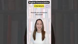 How to say literature in British English [upl. by Akener]