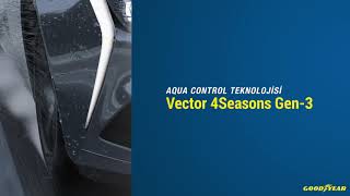 Goodyear Vector 4Seasons Gen3 Aqua Control Teknolojisi [upl. by Airel]