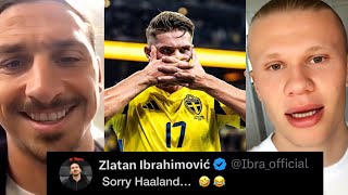 FAMOUS REACTION TO VIKTOR GYÖKERES INCREDIBLE 4 GOALS DEMOLITION  SWEDEN vs AZERBAIJAN 60 [upl. by Alliw]