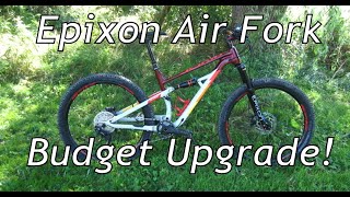 Polygon Siskiu D5 Gets An SR Suntour Epixon Air Fork Upgrade [upl. by Neirol19]