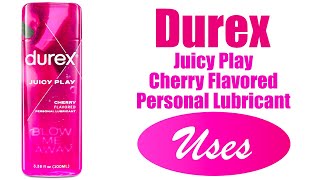 Durex Water Based Lube for Sex Cherry Flavored Lube Anal Lube amp Sex Lube for Women amp Men [upl. by Itnava]